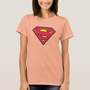 Superman S-Shield   Klassisk Logotyp Tee Shirt