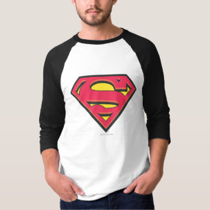 Superman S-Shield Klassisk Logotyp Tee Shirt