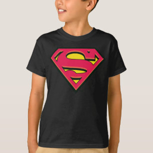 Superman S-Shield Klassisk Logotyp Tee Shirt