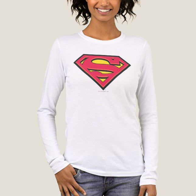 Superman S-Shield | Klassisk Logotyp Tröja (Framsida)