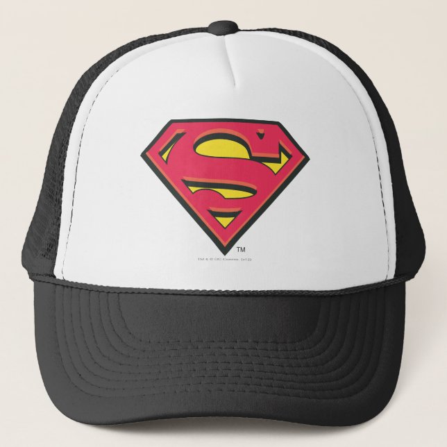 Superman S-Shield | Klassisk Logotyp Truckerkeps (Framsida)