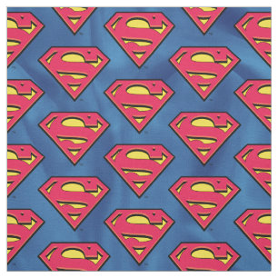 Superman S-Shield Klassisk Logotyp Tyg