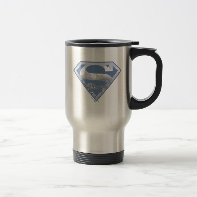 Superman S-Shield | Light Blue City Logotyp Resemugg (Höger)