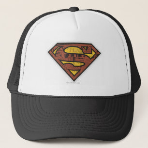 Superman S-Shield Logotyp av dagstidningar Keps