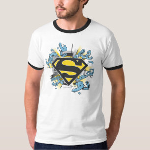 Superman S-Shield Logotyp av kedjor T-shirt