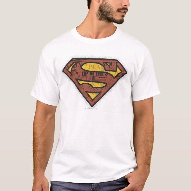 Superman S-Shield | Logotyp av tidningar Tee (Framsida)