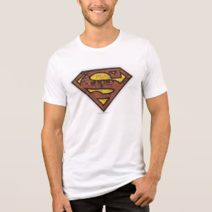 Superman S-Shield Logotyp av tidningar Tee
