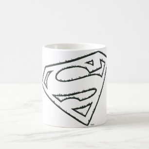 Superman S-Shield  Logotyp för banor Kaffemugg