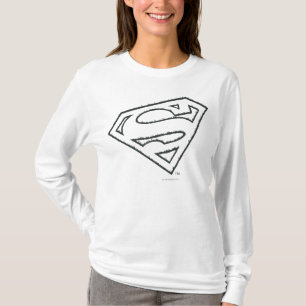 Superman S-Shield  Logotyp för banor Tee Shirt