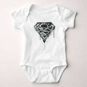Superman S-Shield Logotyp för fragmenterad platt T-shirt