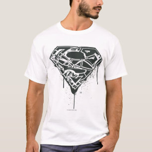 Superman S-Shield Logotyp för fragmenterad platt Tröja