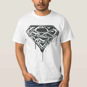 Superman S-Shield  Logotyp för fragmenterad platt Tröja