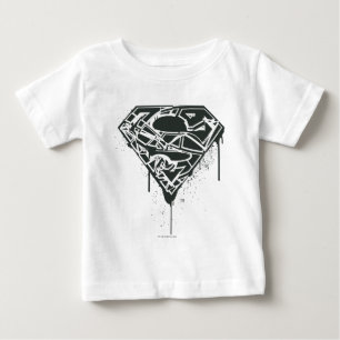 Superman S-Shield Logotyp för fragmenterad platta Tee Shirt