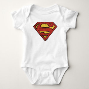 Superman S-Shield Logotyp för Grunge T-shirt