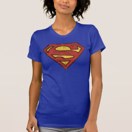Superman S-Shield | Logotyp för Grunge Tee Shirt