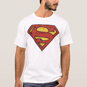 Superman S-Shield   Logotyp för Grunge Tröja