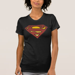 Superman S-Shield  Logotyp för inmatade punkter Tee Shirt