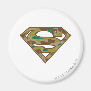 Superman S-Shield   Logotyp för kamouflage Magnet