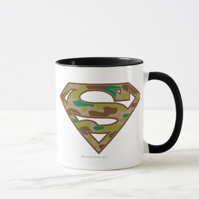Superman S-Shield | Logotyp för kamouflage Mugg (Höger)