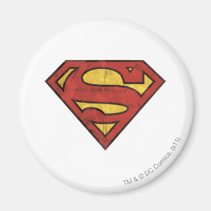 Superman S-Shield Logotyp för körning Magnet