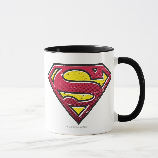 Superman S-Shield | Logotyp för repor Mugg (Höger)