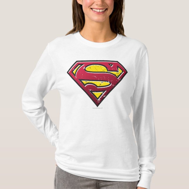 Superman S-Shield | Logotyp för repor Tee (Framsida)