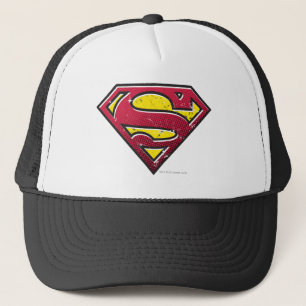 Superman S-Shield  Logotyp för repor Truckerkeps
