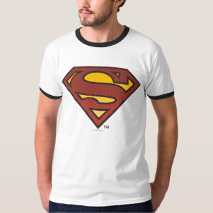 Superman S-Shield   Logotypen Fäst punkter T-shirt