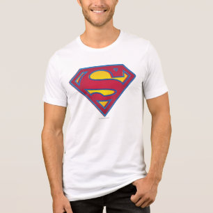 Superman S-Shield   Punkt-Logotyp T-shirt I Triblend-tyg