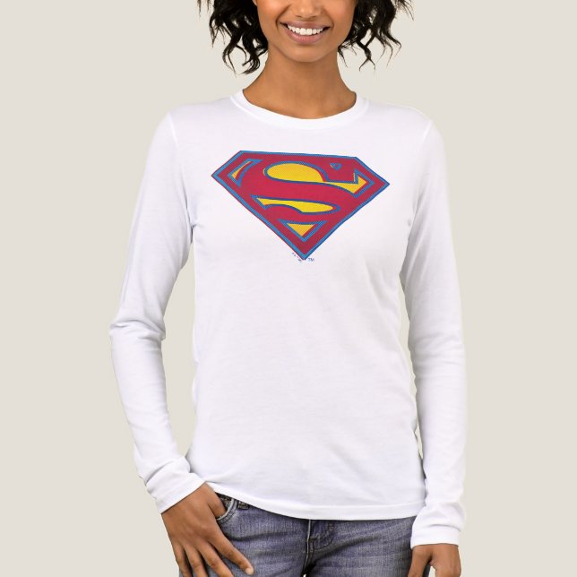 Superman S-Shield | Punkt-Logotyp T-shirt I Triblend-tyg (Framsida)