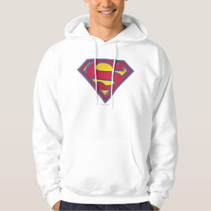 Superman S-Shield Punktens Logotyp Tröja Med Luva