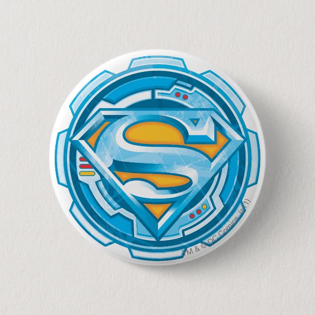 Superman S-Shield | Redskapets Logotyp Knapp (Framsida)