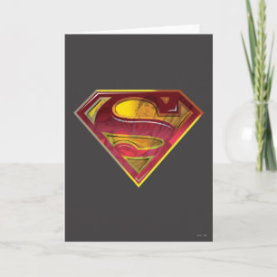 Superman S-Shield Reflektionens Logotyp Kort