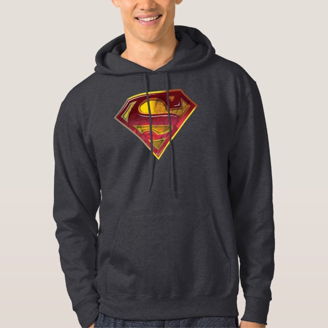 Superman S-Shield | Reflektionens Logotyp Munkjacka (Framsida)