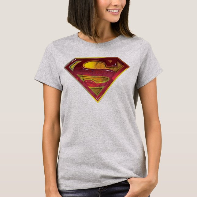 Superman S-Shield | Reflektionens Logotyp T Shirt (Framsida)