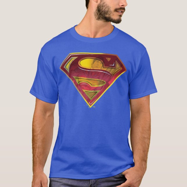 Superman S-Shield | Reflektionens Logotyp T-shirt (Framsida)