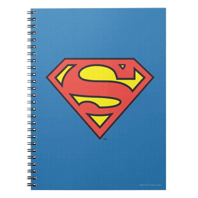 Superman S-Shield | Superman Logotyp Anteckningsbok (Framsidan)