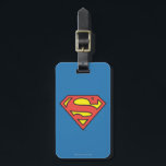 Superman S-Shield | Superman Logotyp Bagagebricka<br><div class="desc">DC-original - DC-Tecknader | Klassisk röd och gult Superman logotyp.</div>