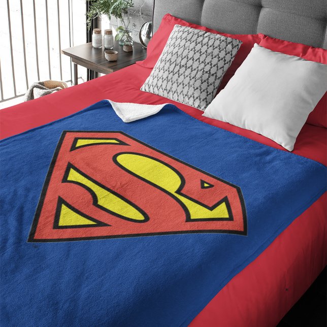 Superman S-Shield | Superman Logotyp Fleecefilt (Skapare uppladdad)