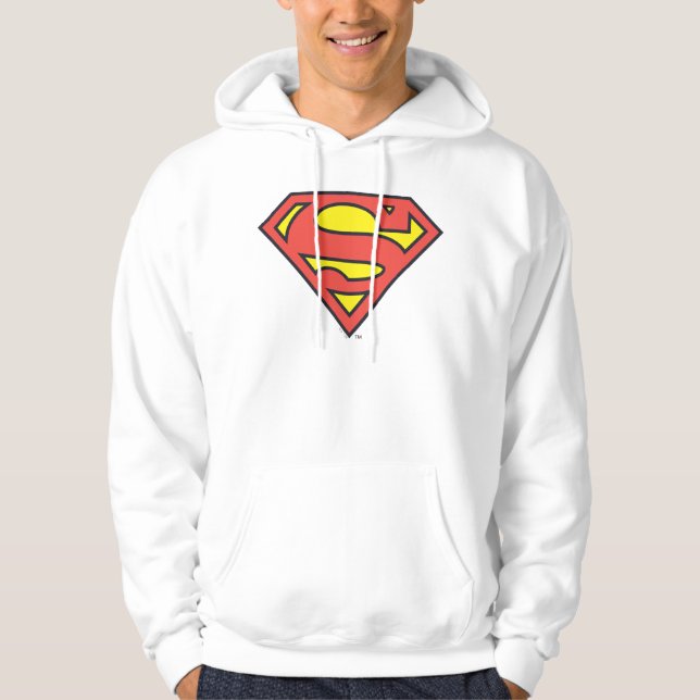 Superman S-Shield | Superman Logotyp Hoodie (Framsida)
