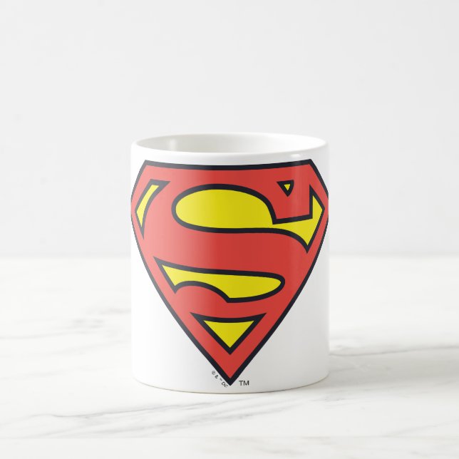 Superman S-Shield | Superman Logotyp Kaffemugg (Center)