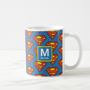 Superman S-Shield Superman Logotyp Kaffemugg