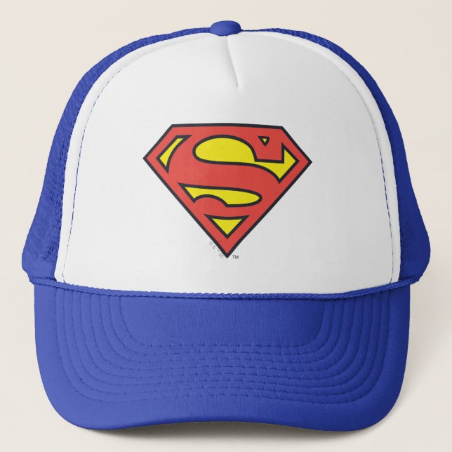 Superman S-Shield | Superman Logotyp Keps (Framsida)