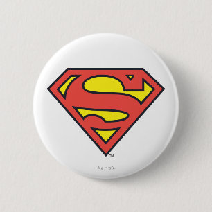 Superman S-Shield   Superman Logotyp Knapp