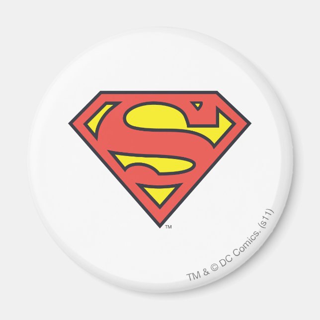 Superman S-Shield | Superman Logotyp Magnet (Framsidan)