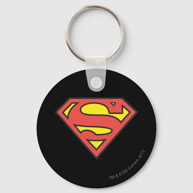 Superman S-Shield | Superman Logotyp Nyckelring (Framsida)
