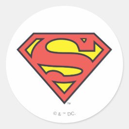 Superman S-Shield | Superman Logotyp Runt Klistermärke