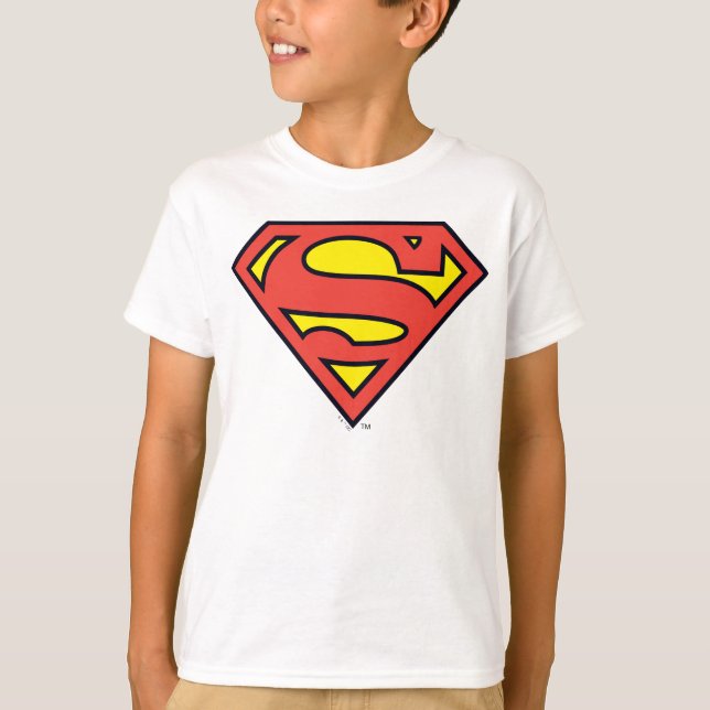 Superman S-Shield | Superman Logotyp Tee Shirt (Framsida)