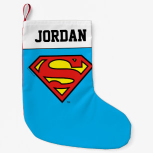Superman S-Shield Supermans Logotyp Liten Julstrumpa