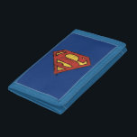 Superman S-Shield | Svartvit Logotyp för runda sku<br><div class="desc">Den klassiska Superman S-Shield-logotypen stiliserades som en gammal papper grungegrafik i tecknad bok.</div>